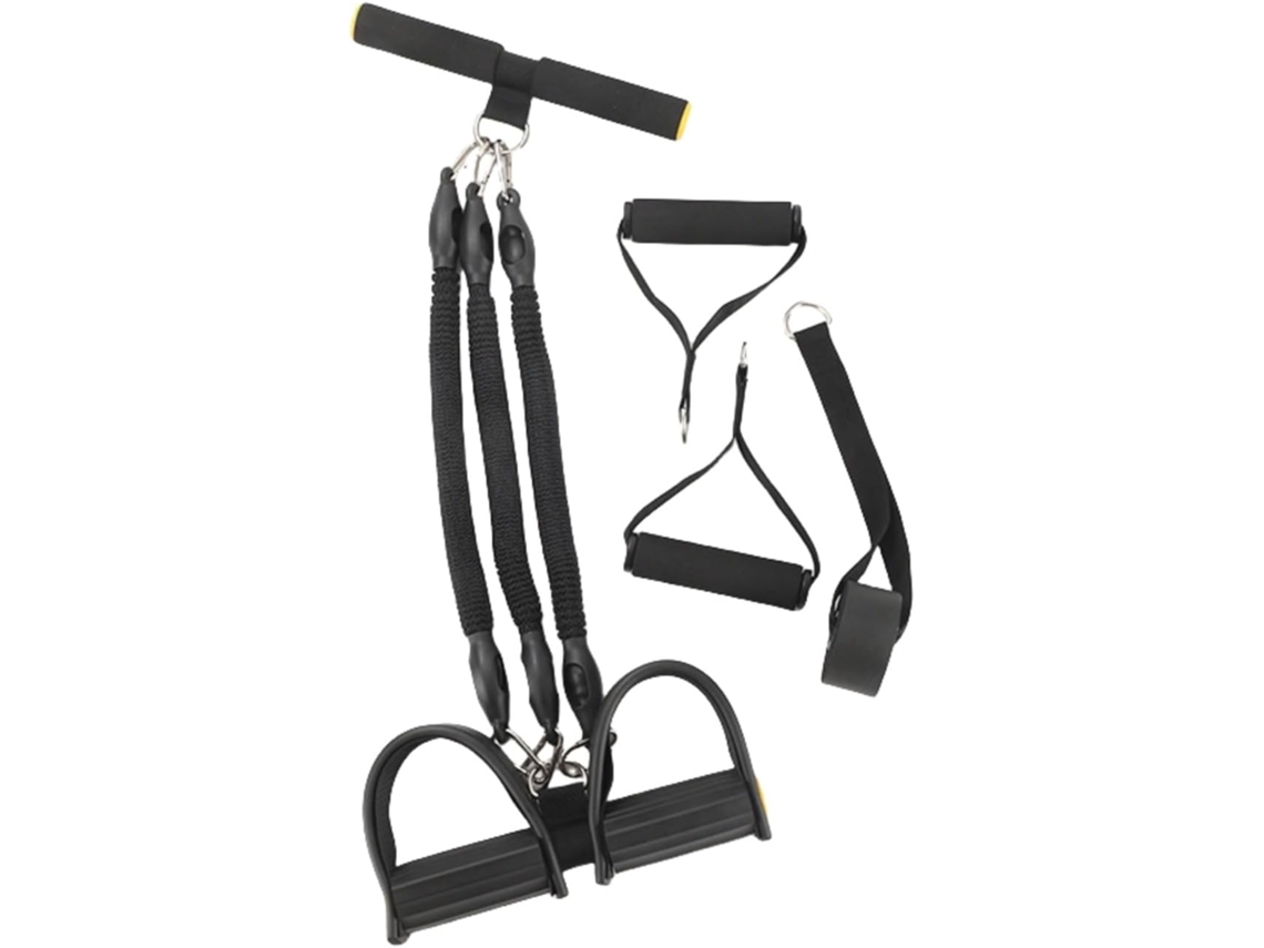Faixa de Resistência AQUAFORGE com Pedal multiuso para Ioga, Pilates, Alongamento e Abdominais