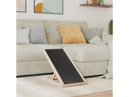 Vidaxl Rampa 70x35 Cm Madeira De Abeto Maciça Cinzento
