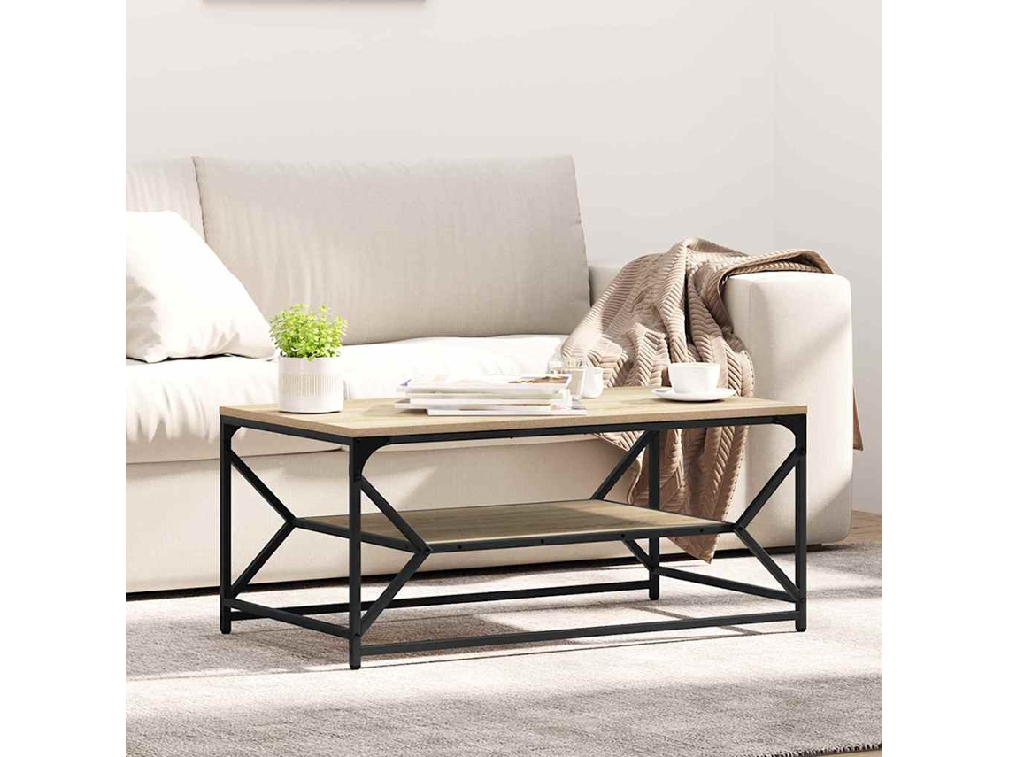 Vidaxl Mesa De Centro Carvalho Sonoma 90 X 50 X 40 Cm