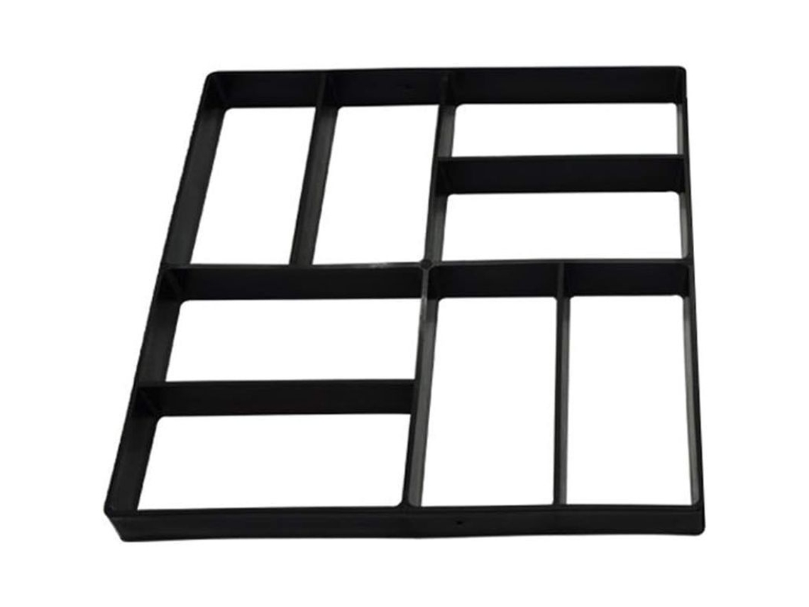 Molde De Baldosas De Concreto Reutilizável 40x40cm Para Caminho Jardim Pátio Terraço Diy