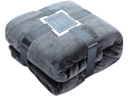 Manta de Flanela Lisa Fansu Grande Felpuda e Moderna Super Macia Quente Ideal para Cama Adequada Todas as Esta
