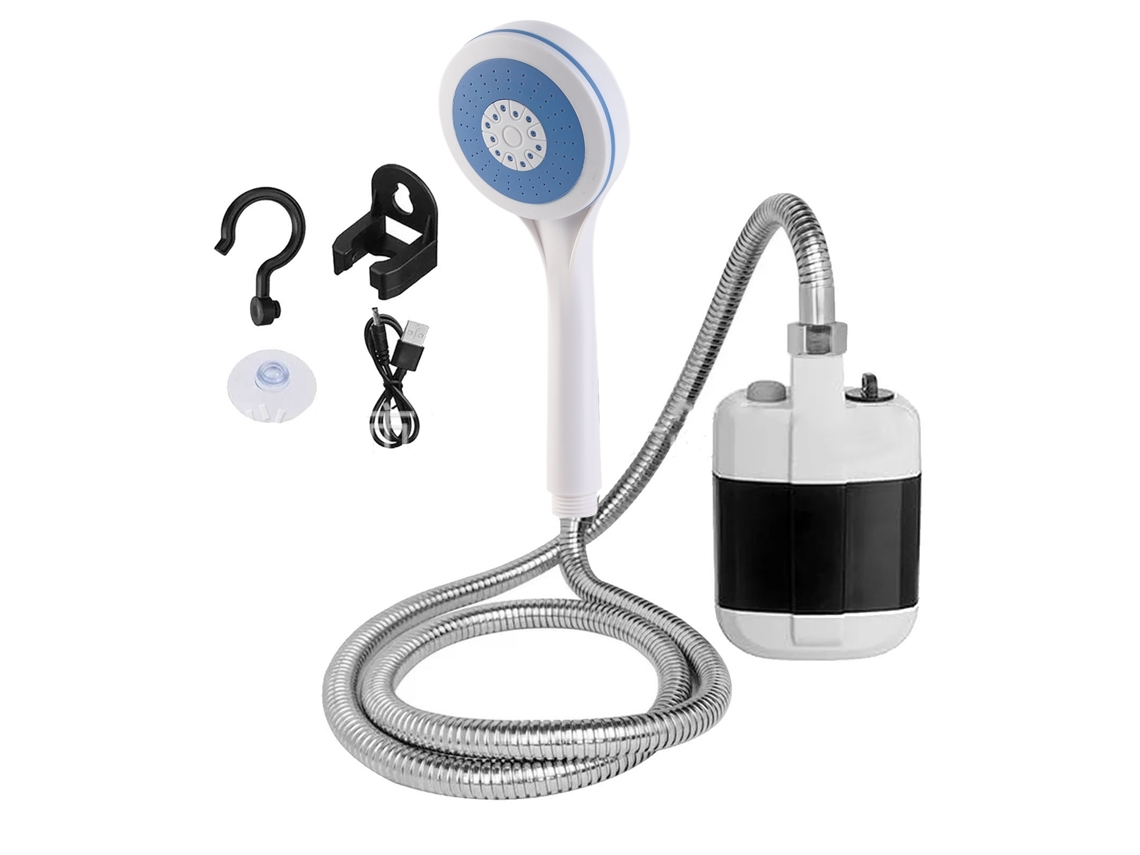 Chuveiro Portátil Elétrico com Bateria para Camping | S/MARCA