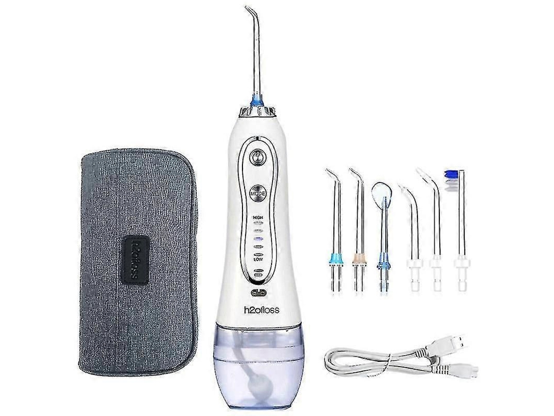 Irrigador Oral Portátil Recarregável Via Usb com Jato de Água de 300ml para os Dentes. TAISHENGDA