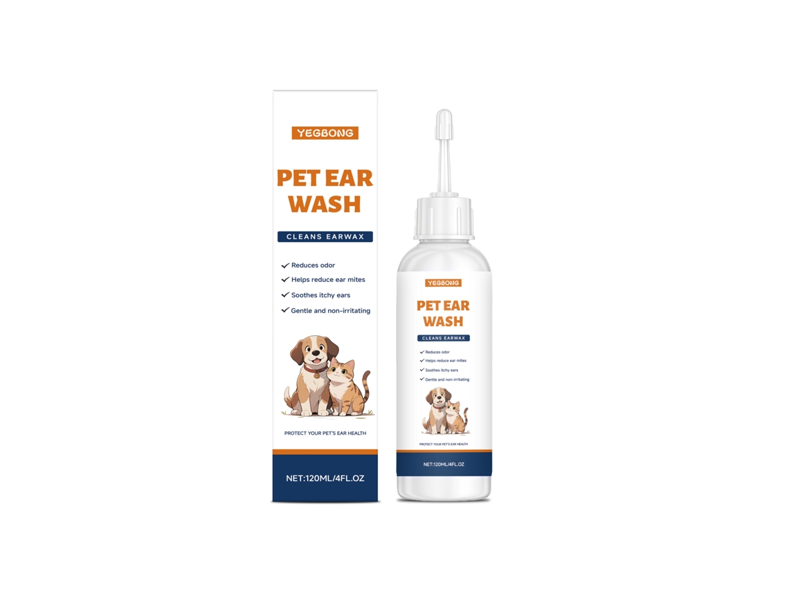 Solução para Limpeza de Ouvidos de Cães e Gatos, Seguro e Eficaz LAXISCREED
