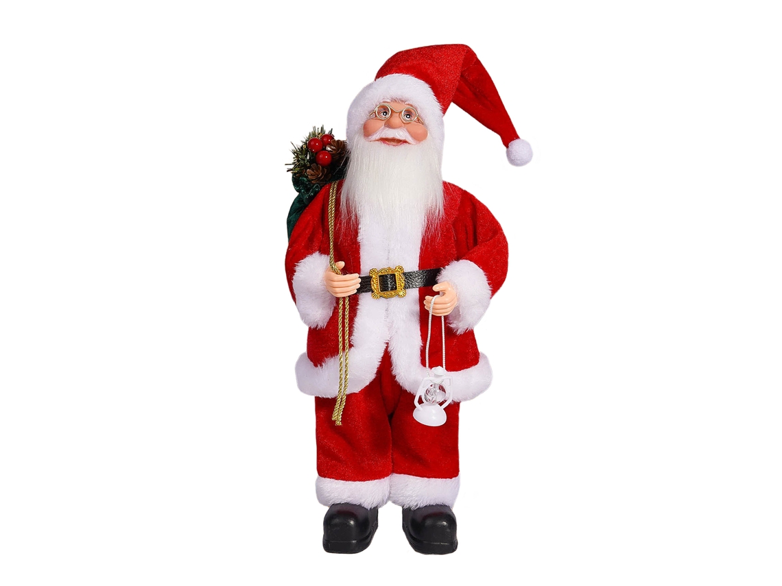 Boneco De Papai Noel 12 Polegadas Decorativo Natal