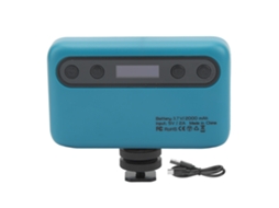 Weeylite Wireless Bluetooth App Full Color Rgb Fill Light Vlog Ambience Color Changing Light Portable Handheld Selfie Led Fill Lamp Blue LAXISCREED