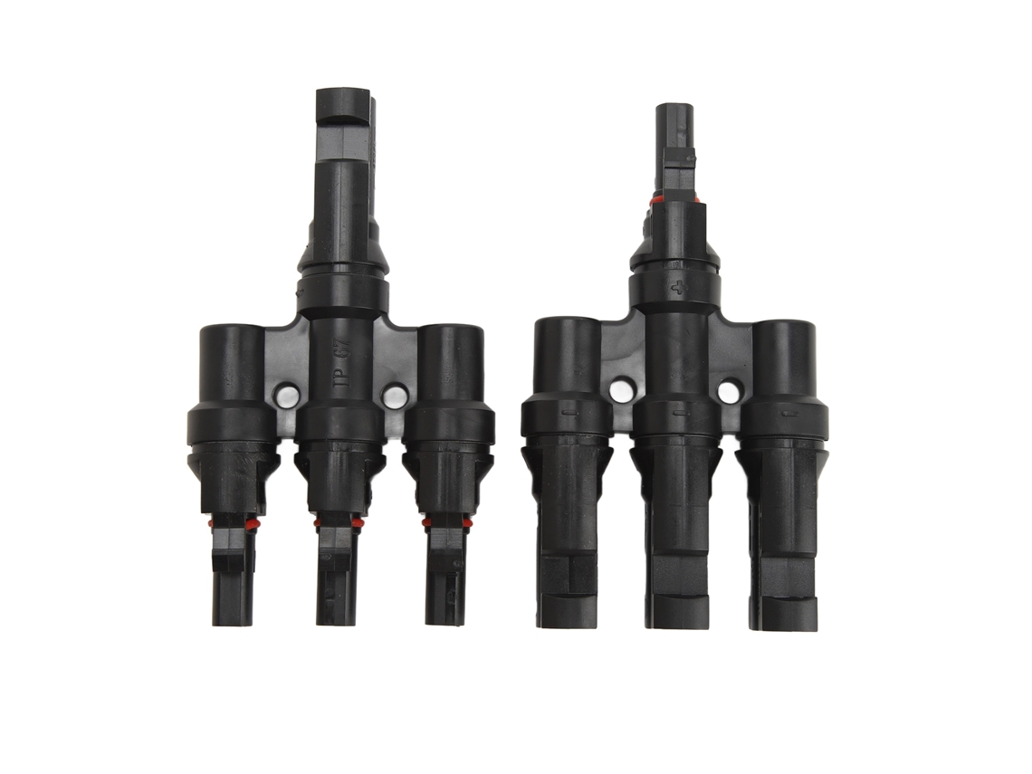 Conector de derivação solar Primerox T 1 para 3 à prova d'água, alta capacidade de corrente PV | S/BRAND