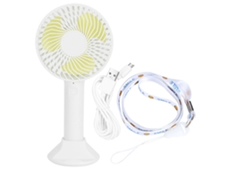 Ventilador Portátil Mini Usb Branco Worten