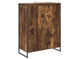 Conjunto 1 Armário De Arrumação Vidaxl Castanho Derivados De Madeira (79 X 36 X 100 Cm)