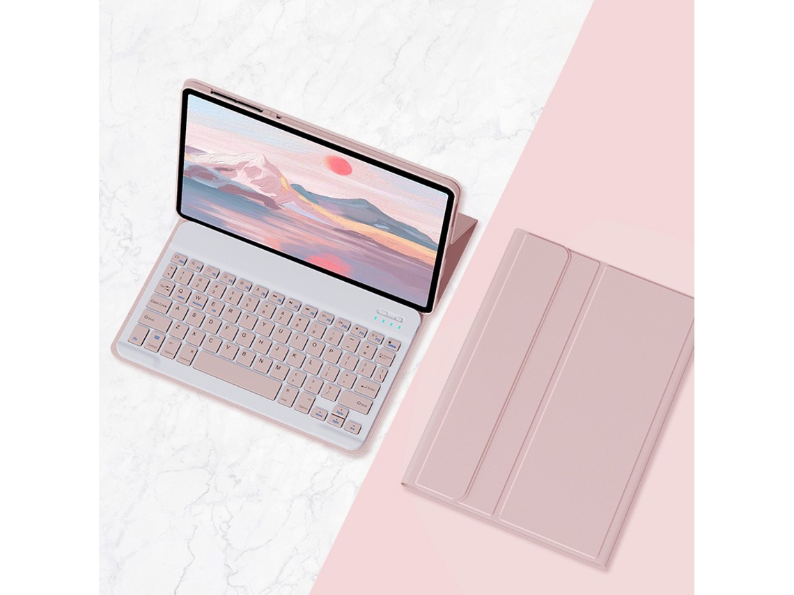 Capa Teclado Para Xiaomi Pad 8/8 Pro 11.2 Polegadas ,com Teclado Bluetooth (rosa) Cuich (2025)