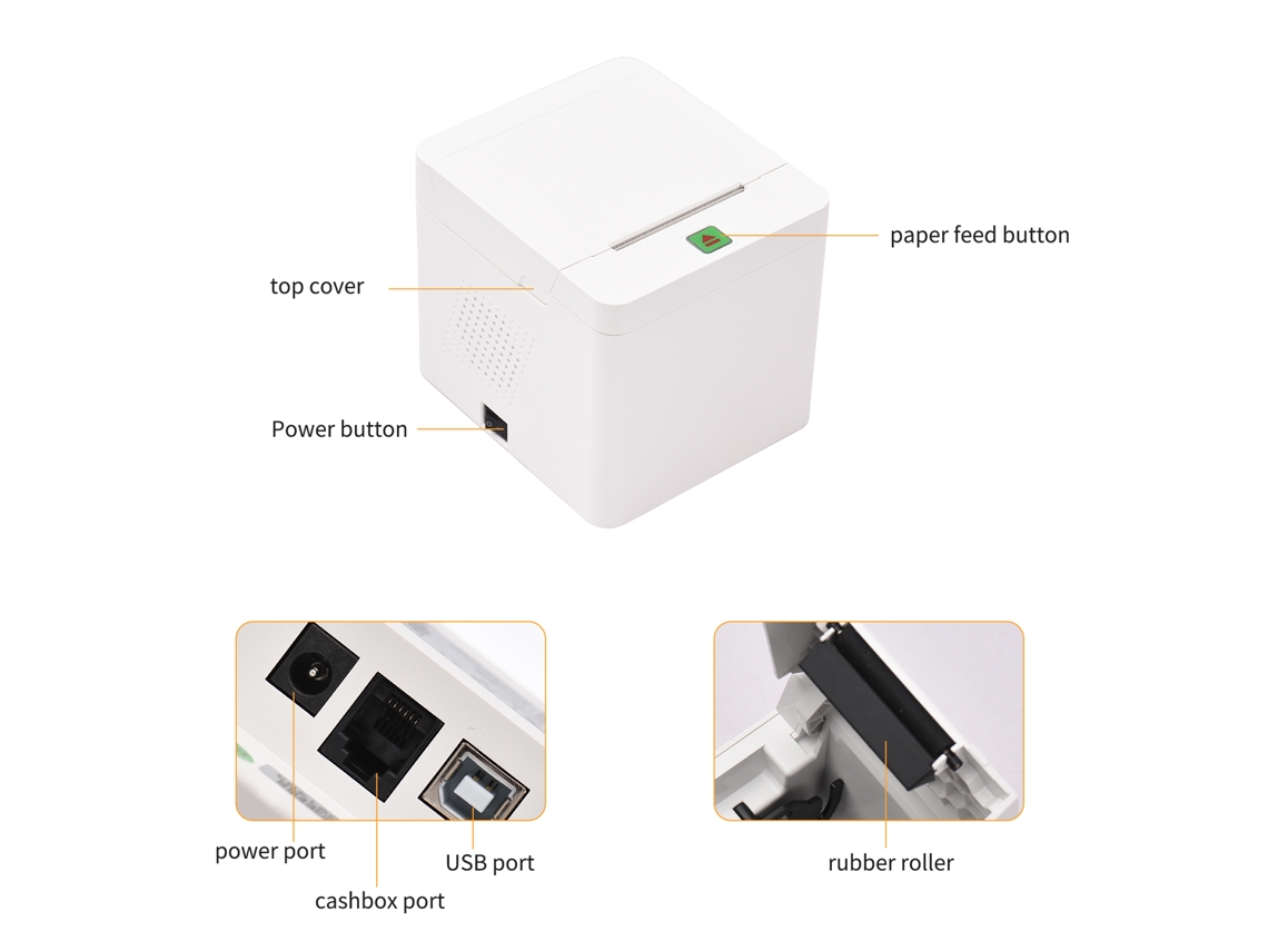 IMPRESSORA TÉRMICA PORTÁTIL mini pocket sem tinta Bluetooth para Android, iOS, presente