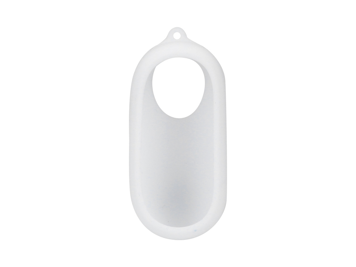 Silicone Intelligent Motion Digital Camera Protective Case Anti Shake Cover Shell For Insta360 Go Thumb Cameras LAXISCREED (white )