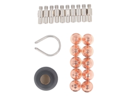 Kit Completo Para Plasma Cutter Laxiscreed Com Eletrodos E Bicos De Substituição