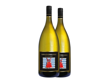 Vinho branco BRUDERKUSS Cuvée München Weißwein Pfälz Garrafa Magnum (1.5 L - 2 Unidades)