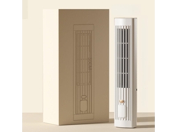 Ventilador De Mesa Silencioso, Recarregável Via Usb-c, Com 5