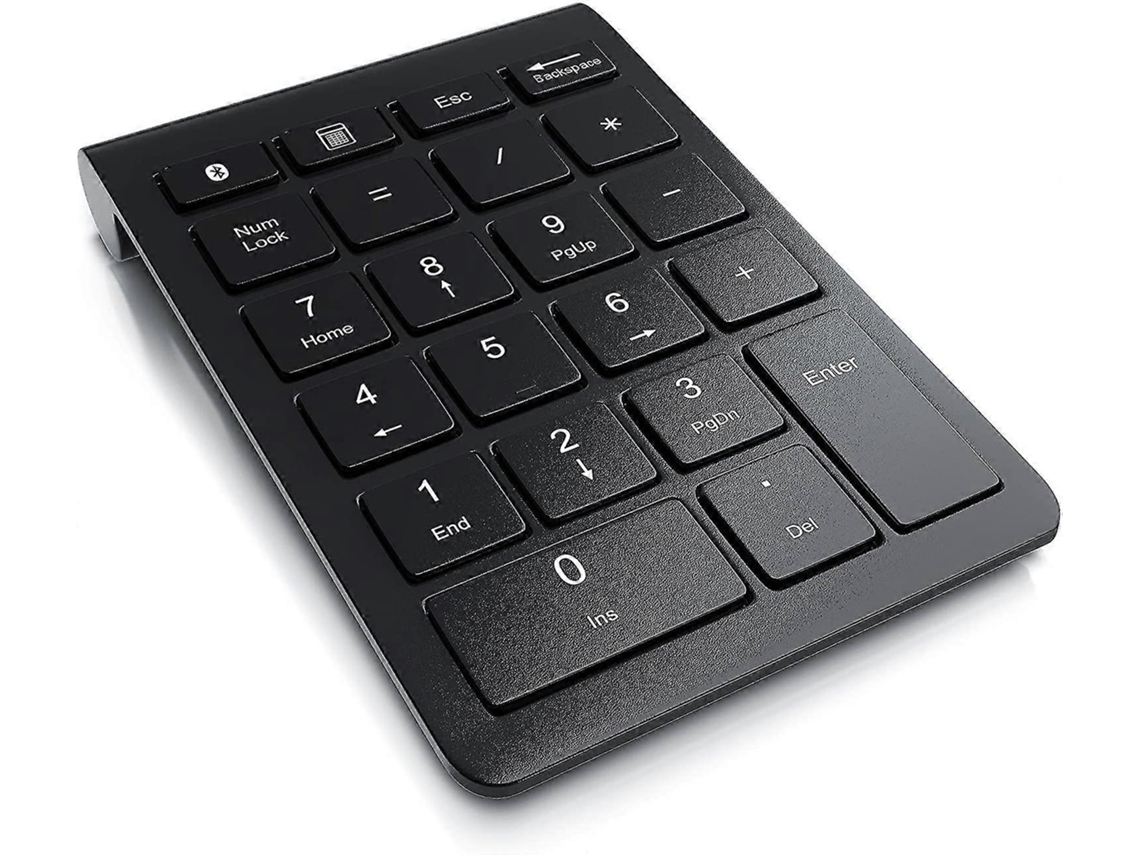 Teclado Numérico Sem Fio Bluetooth Com Teclado Numérico Portátil De 22 Teclas G Everley891
