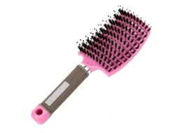 Conjunto com 1 Pente Mágico para Massagem no Couro Cabeludo, Ferramenta para Estilizar o Cabelo. MDUG (rosa)