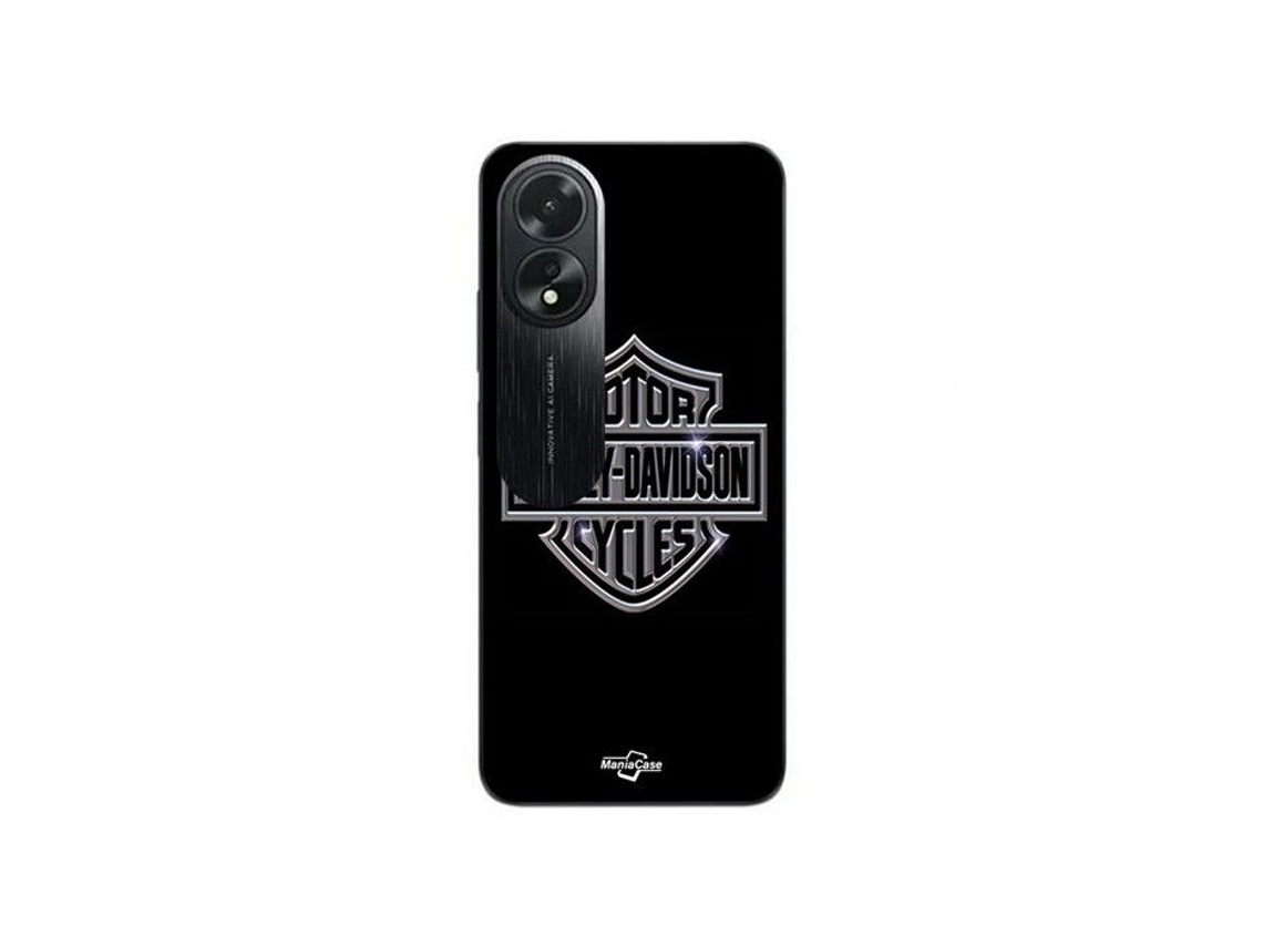 Capa Para Celular - Maniacase - Oppo A58 - Silicone Tpu - Macia - Harley Davidson