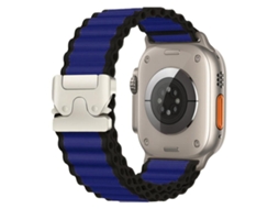 Bracelete Apple Watch Nylon Canelado Largo Off Road XIAOMOYU