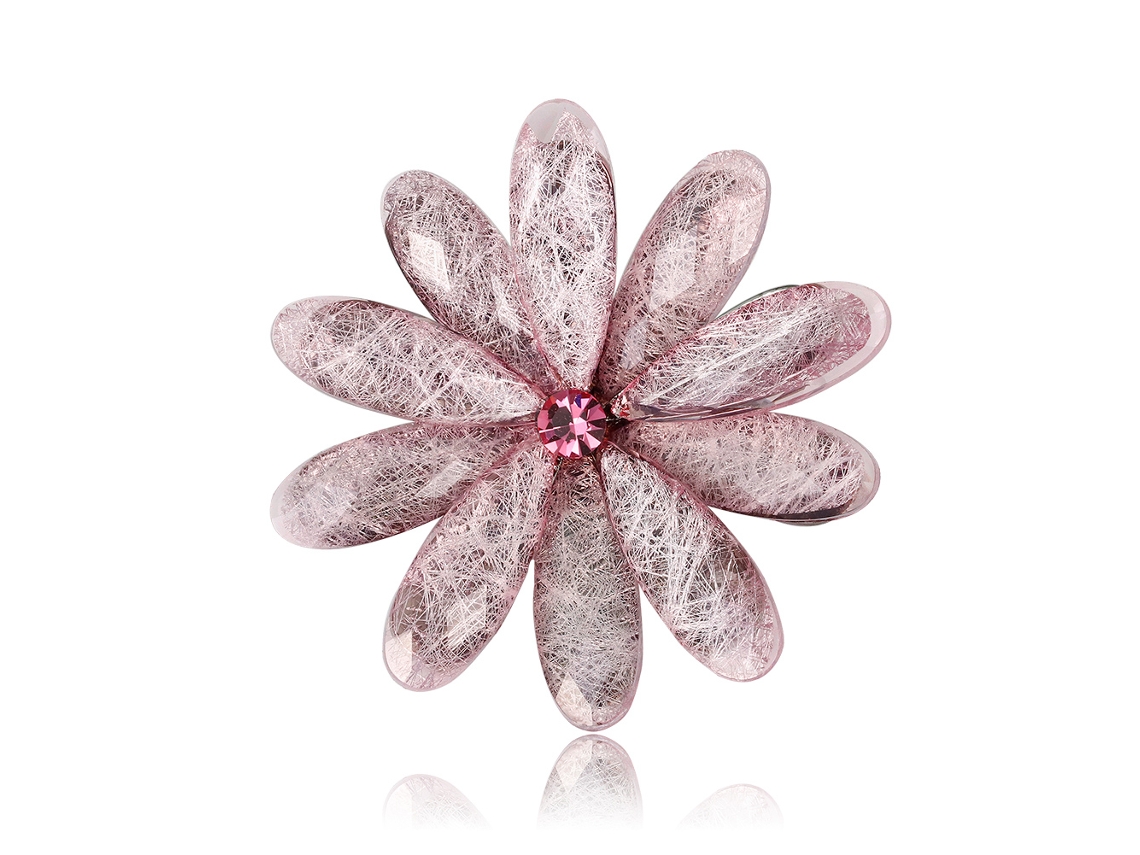 Broche Floral Brilhante Elegante