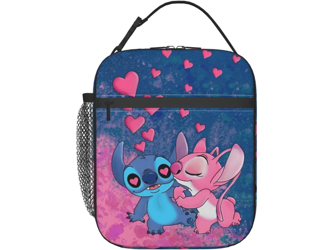 Bolsa térmica para almoço Aquaforge, bolsa portátil para almoço com desenho animado para alunos do ensino fundamental e médio, lancheira com impressão completa.