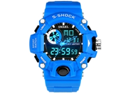 Reloj Electrónico Deportivo Resistente Al Agua Para Adolescentes Estudiantes Led Azul