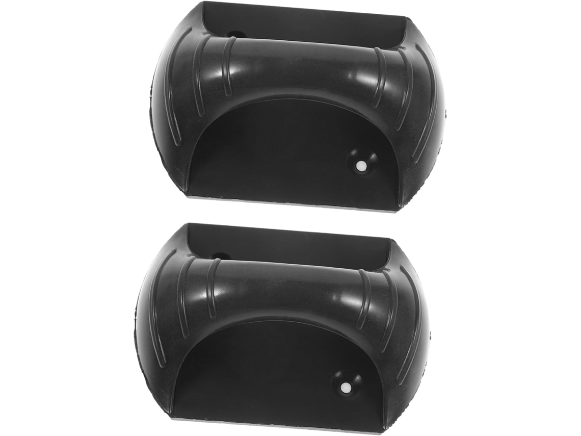 Toddmomy Conjunto De 2 Puxadores Adesivos Pretos Plástico Com Ventosa Para Armários, Para Fácil Instalação E Fixação