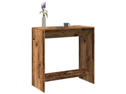 Vidaxl Mesa De Bar 102x50x103,5 Cm Derivados De Madeira Madeira Velha