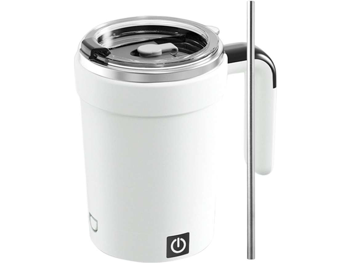 Caneca De Café Com Misturador Automático E Recipiente Para Leite De 380ml