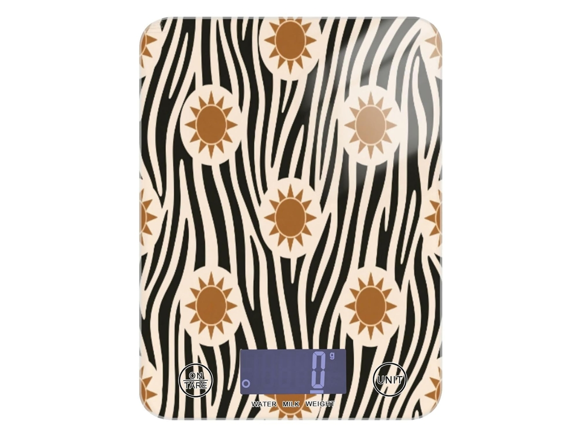 Balança De Cozinha Digital Vintage Amarela Com Girassol Fabricação Sabonetes, 5kg 12lbs, 5g, À Prova D Água