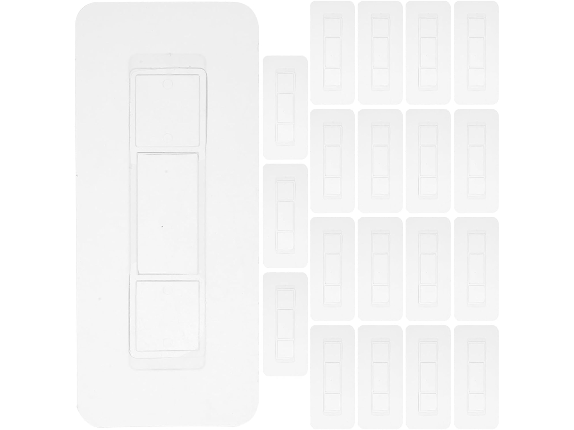 Pacote Com 20 Ganchos Autoadesivos Transparentes, Sem Necessidade De Furar, Resistentes.