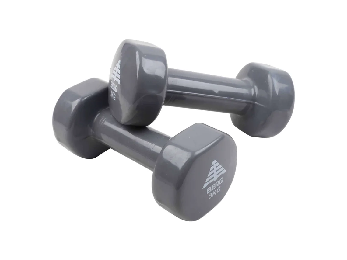 Halteres 3kg Cinza BERG 2 un