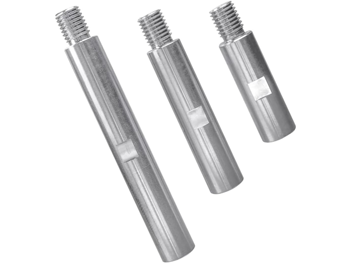 Haste De Extensão Para Esmerilhadeira, 3 Peças, M14, 75 Mm, 100 Mm, 140 Mm, Aço Inoxidável, Para Metal, Para Polimento