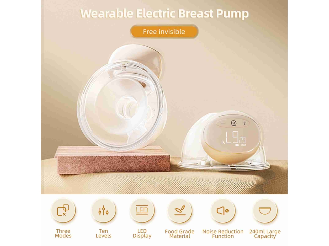 Bomba de Mamae Eletrica Portatil LAXISCREED 240ml 3 Modos