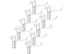 Ganchos De Aço Inoxidável Com Rosca, 10 Peças, Ganchos De Teto Autoperfurantes, Design Ergonômico, Fácil Instalação