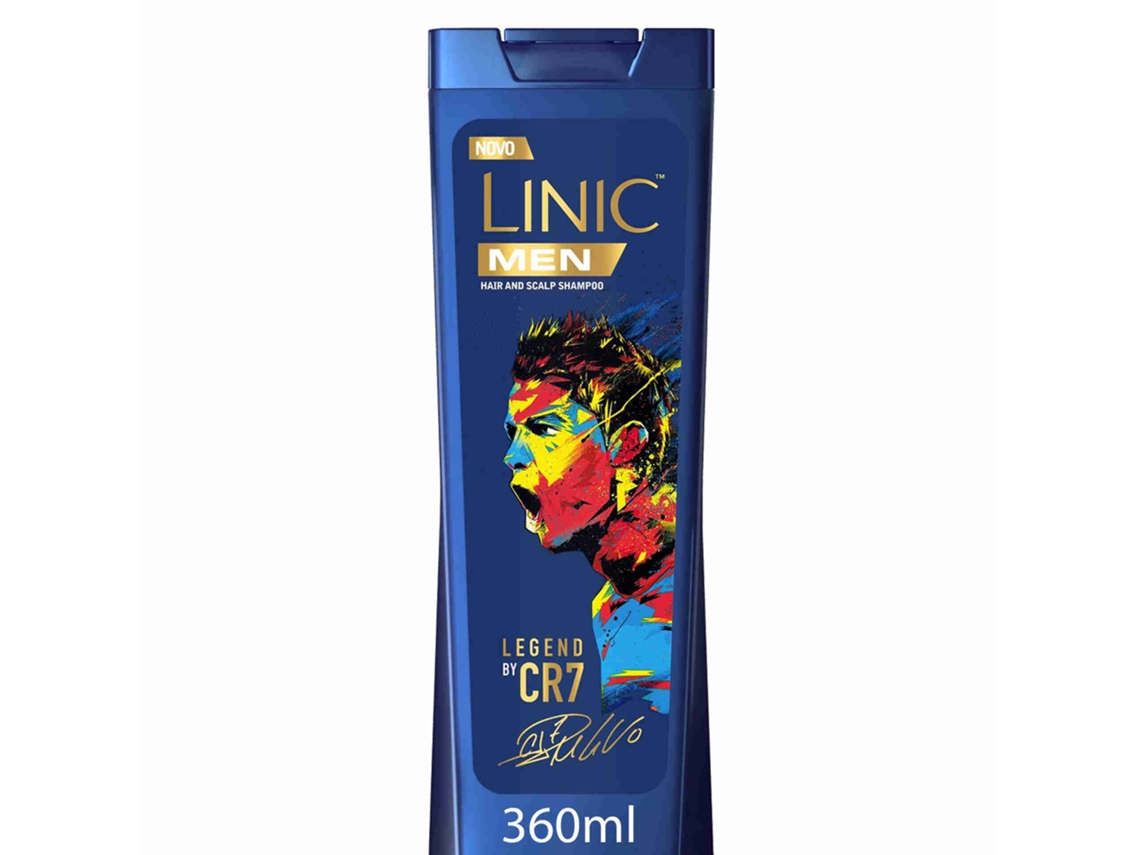 Champô Homem Legend CR7 Anticaspa LINIC emb. 360 ml