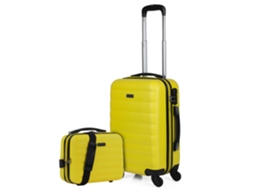 Conjunto de Malas ITACA Simoa Amarelo Abs Hard Suitcase Set 38X54X20 Cm