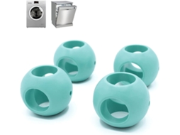 Bola Magnética Anticalcário, Conjunto de 4 AQUAFORGE (2 para Lava louças + 2 para Máquinas de Lavar Roupa)