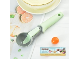 Omni-colher De Sorvete Com Gatilho, Cabo De Borracha Anti-deslizante, Não Adesivo Para Geleia, Fruta E Iogurte