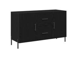 Conjunto 1 Buffet Vidaxl Preto Derivados De Madeira (100 X 36 X 60 Cm)