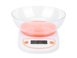 Tigela para animais AQUAFORGE com balança e colher rosa e azul