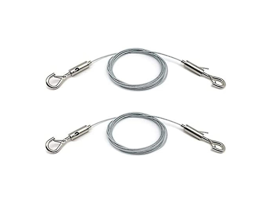 Suportes De Aço Inoxidável Ajustáveis ​​e Resistentes Para Pendurar Quadros - Pacote Com 2 Unidades, 2m X 1,5mm -aquaforge