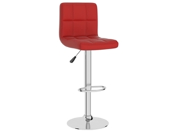 Bar Stool, Bar Stools Vidaxl Vermelho Couro Artificial (n/a)