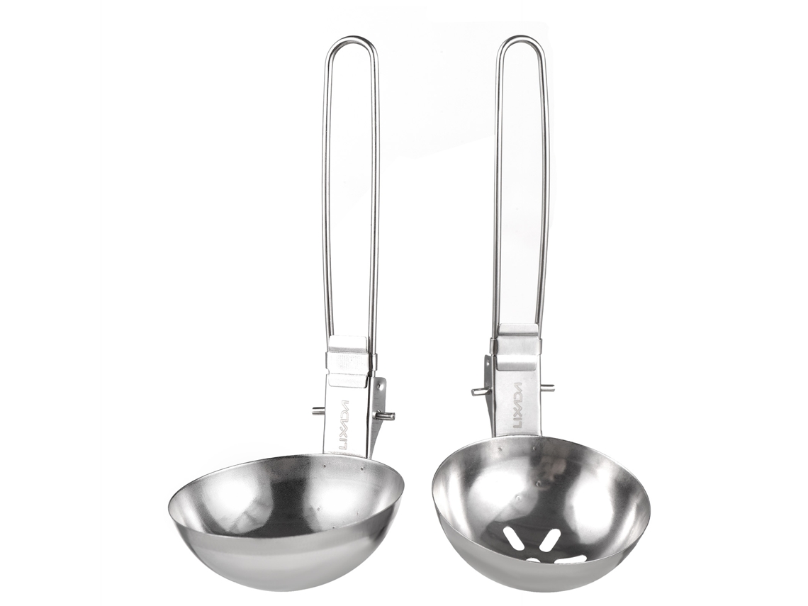 Colher de Aço Inoxidável com Cabo Longo para Cozinha