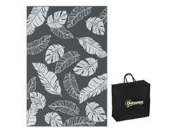 Tapete para Exterior, em Plástico Resistente Às Intempéries, 182x274 Cm, Design Dupla Face, Adequado para Varandas e Pátios. BAGOLY