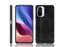 Capa Para Xiaomi Redmi K40 / K40 Pro Com Estampa De Vaca Costurada À Prova De Choque, Feita Em Pc + Pu + Tpu (azul)