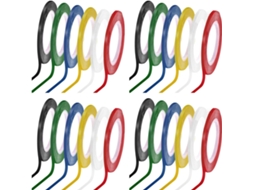 24 rolos de fita adesiva fina para Quadro preto 3mm 1/8, fita adesiva certificada para Quadro branco, fita isolante, 33 metros