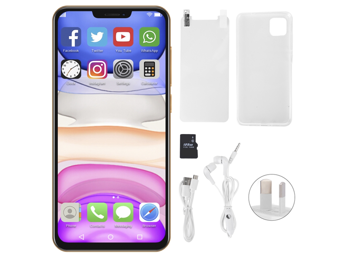 Smartphone Laxiscreed Com Tela De 6.6 Polegadas Dual Sim Para Uso Diário