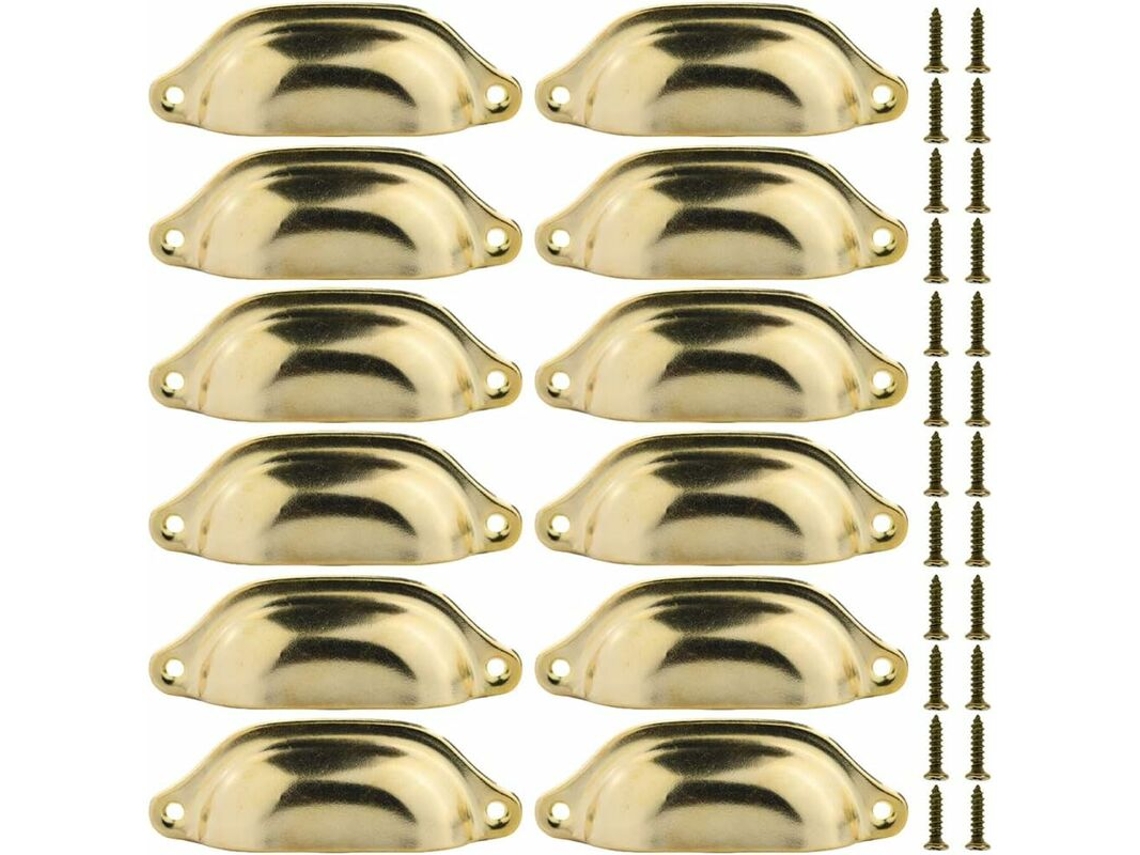 Puxadores De Ferro, Puxadores Vintage Para Gavetas, Armários, Móveis, Cozinha, Puxadores De Ferro Curvado Para Portas Armário, Estilo Retrô, 12 Peças