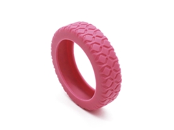 Capas de silicone para rodas de mala, amarelo, pacote com 8 BRILVIBERA